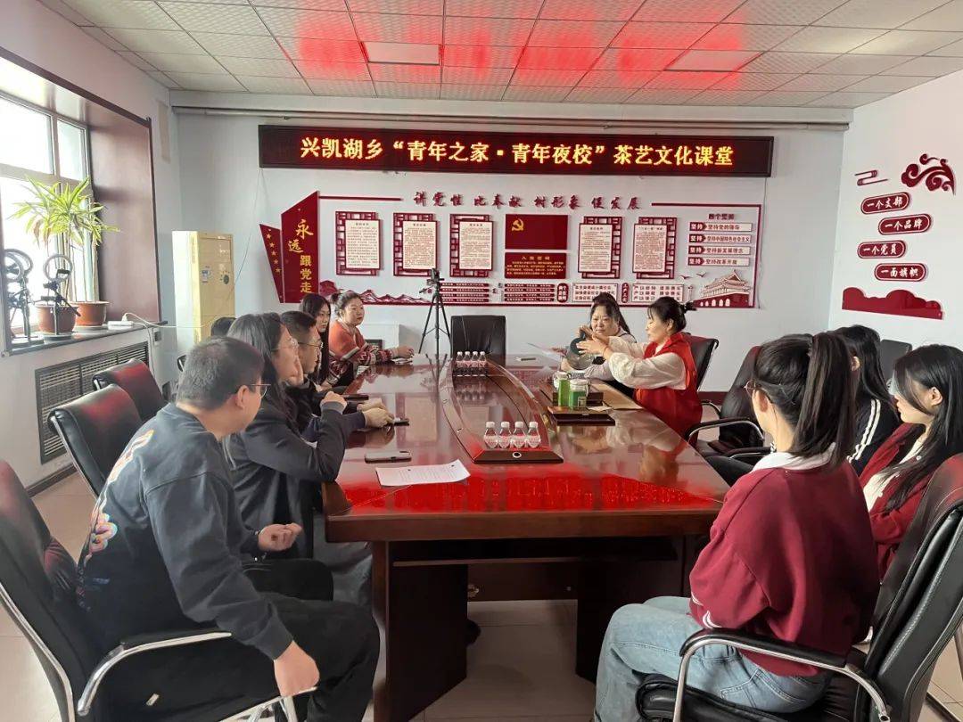 jbo竞博官网基层团讯 兴凯湖乡团委开展“青春茶韵文化传承”茶艺活动(图4)